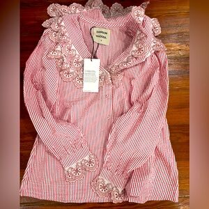 Damson Madder Size 12 Gingham Cotton NWT Shirt